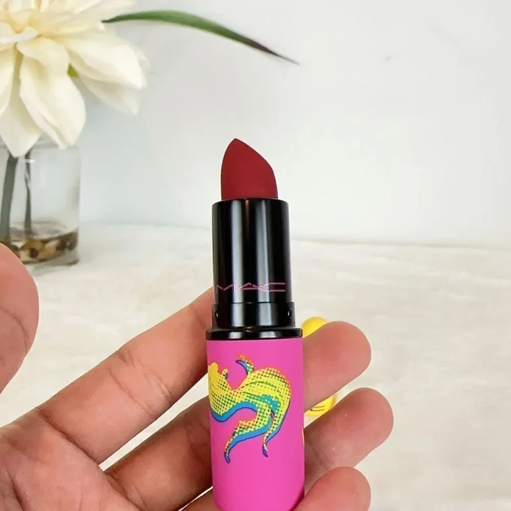 NIB MAC Moon Masterpiece Powder Kiss Lipstick Healthy, Wealthy‎ and Thriving